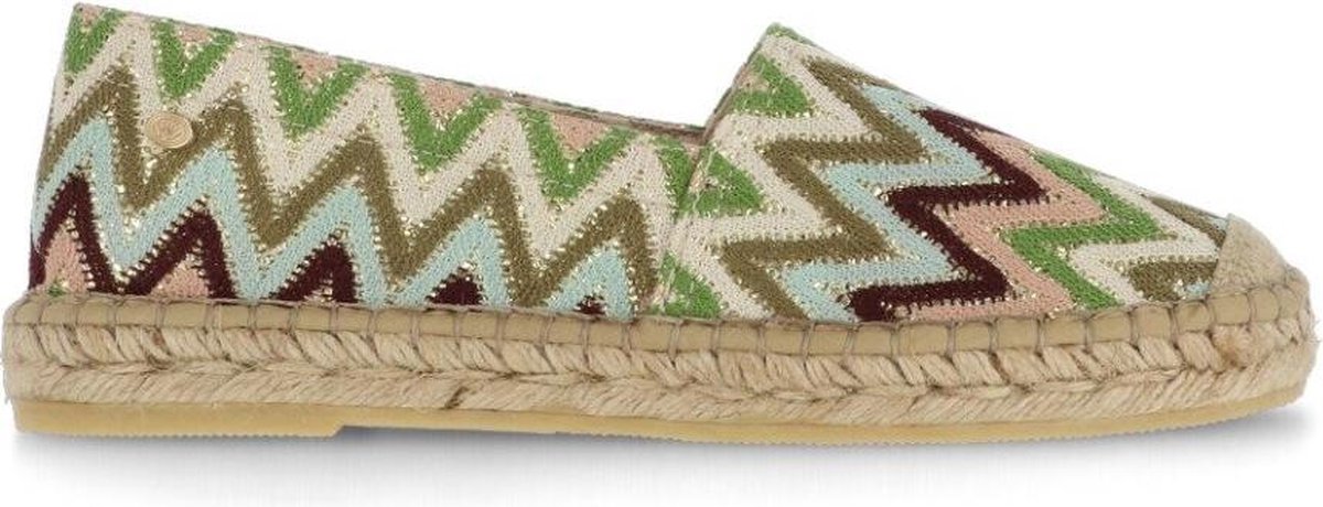 Fred de la Bretoniere Espadrilles - Green color blocking