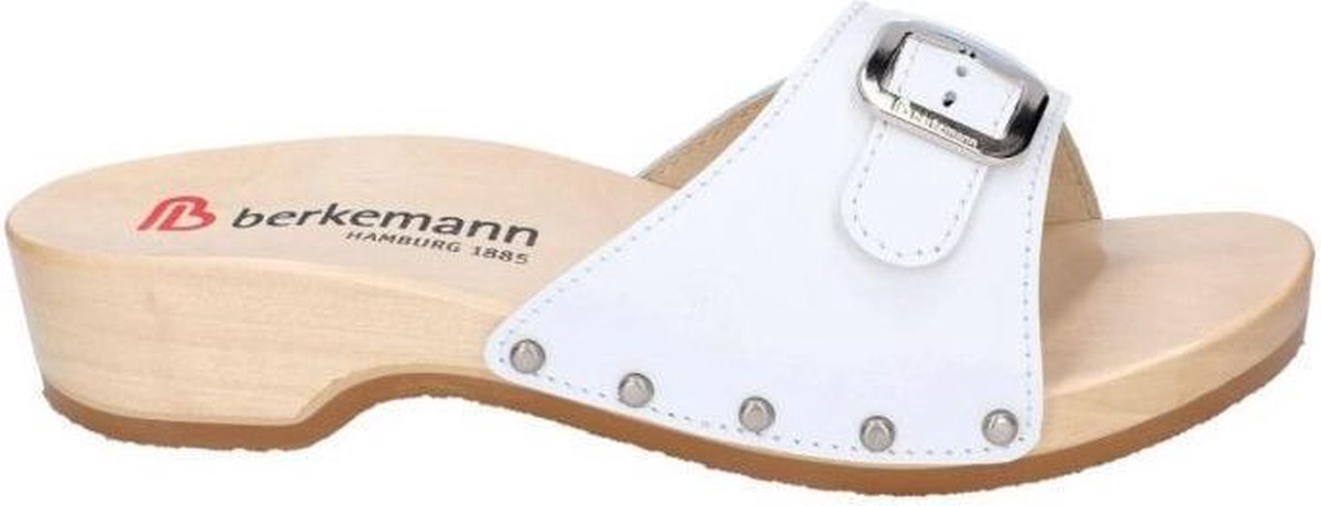 Berkemann -Dames -  wit - slippers & muiltjes - maat 37½