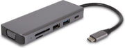SBVR EV65 | 9 in 1 USB-C Adapter Hub| 2* 4K HDMI Screen Extender en 87W Power Delivery