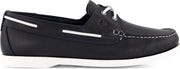Travelin' Exmouth Heren - Leren Moccasins met veter - Boot schoen - Blauw Leer - Maat 41