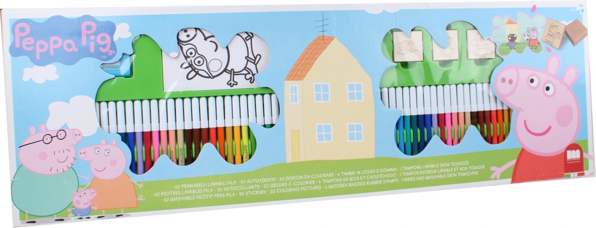 Multiprint Kleurset Peppa Pig 86-delig