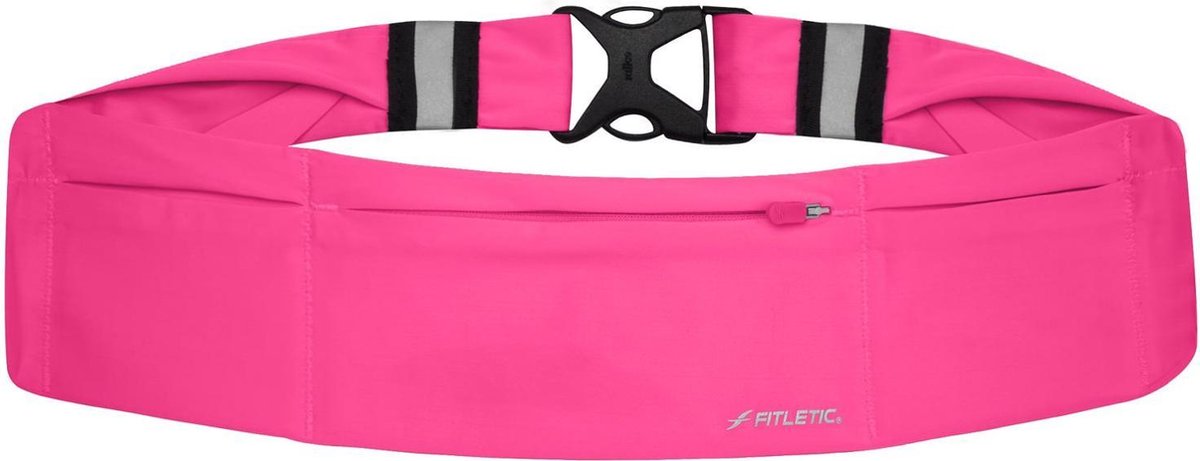 Fitletic 360 Sport Heupriem met 3 vakken - maat Small - Pink