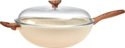 Sambonet Wokpan Rock 'n' Rose Creme ø 32 cm