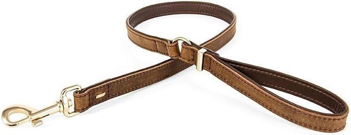 Oxford Leren Hondenriem - Classic - Bruin