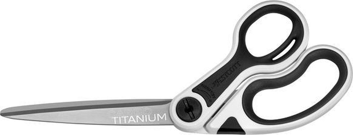 Schaar Westcott Carbo Nitride 23 cm zwart op blister