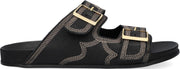 Notre-V 10369 Slippers - Dames - Zwart - Maat 38