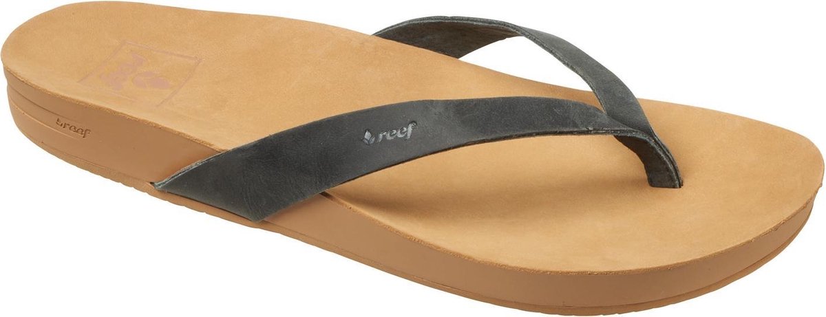 Reef Cushion Bounce Court Le Dames Slippers - Black - Maat 38