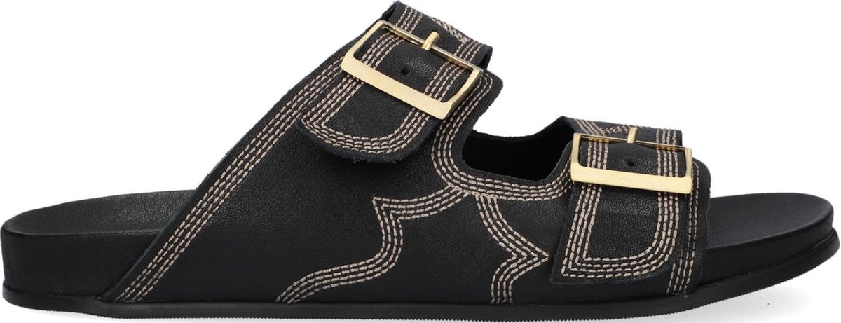 Notre-V 10369 Slippers - Dames - Zwart - Maat 36