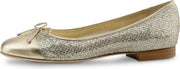Ballerina Schoenen Dames Goud – Luxe Instappers – Muiltjes – Zomer Schoenen – Werner Kern Sole – Maat 38