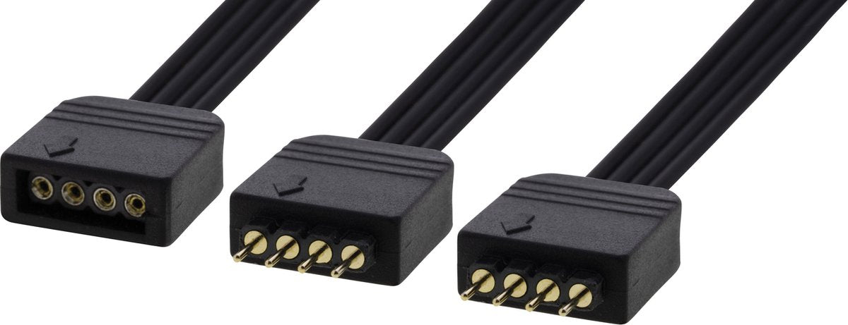 DELTACO GAMING GAM-059 LED Strip 2-wegs splitterkabel