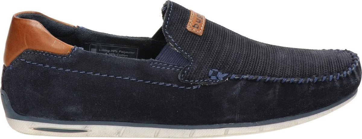 Bugatti heren loafer - Blauw - Maat 42