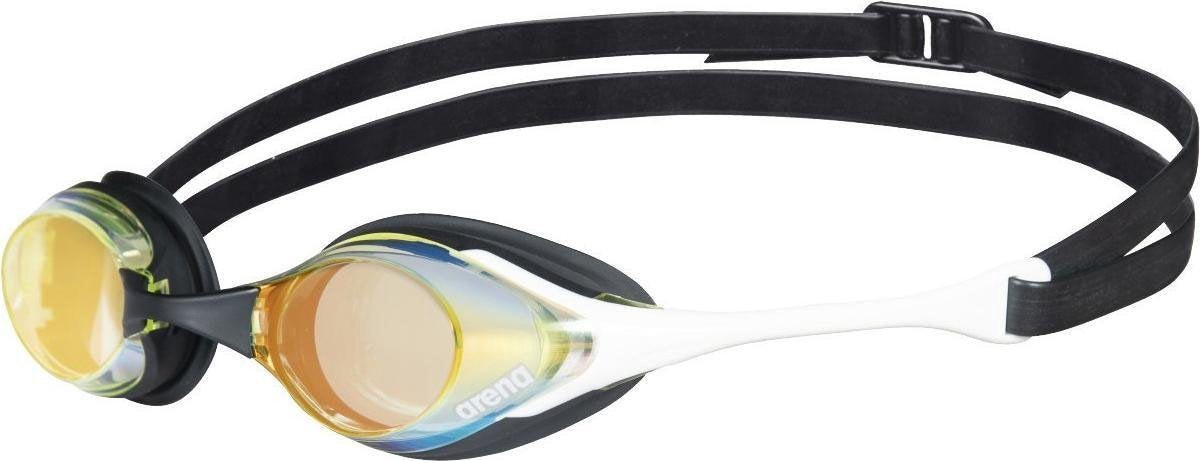 Arena Cobra Swipe Mirror yellow-copper/white