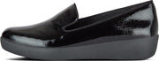 Audrey™ Crinkle-Patent Smoking Slippers