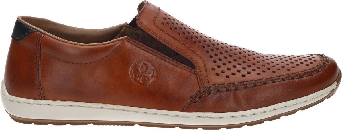 Rieker heren loafer - Cognac - Maat 45
