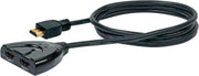 Schwaiger HDMi-verdeler 2-lade /Auto zwart