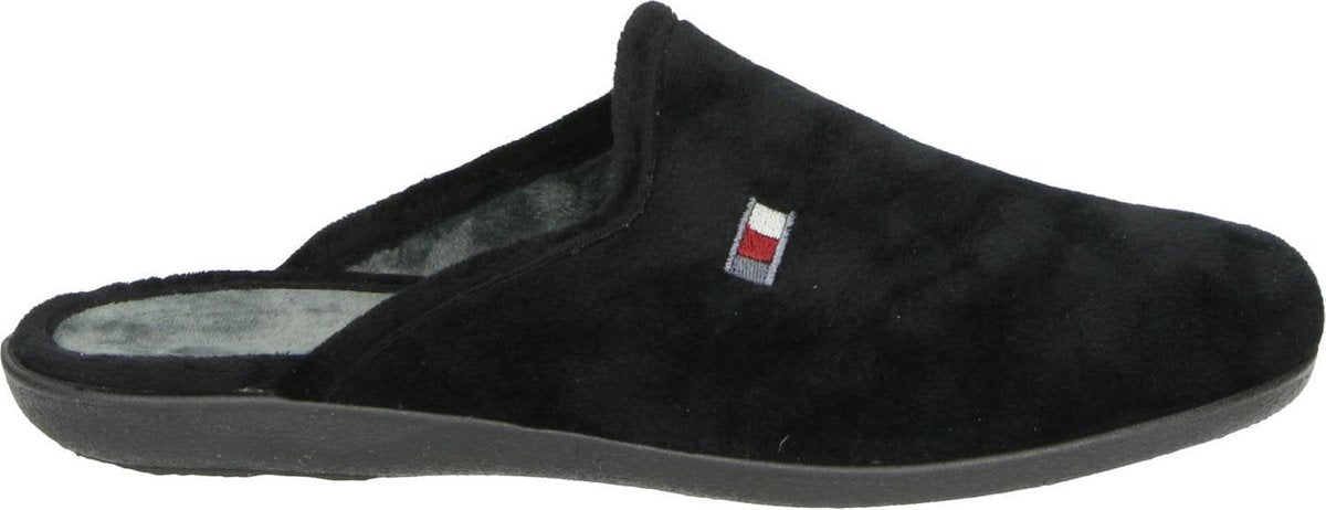Nelson Home Heren Pantoffel - Zwart - Maat 46