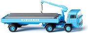 Wiking Miniatuurvrachtwagen Mag. 135 D 11 Fs 1:87 Grijs/wit