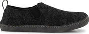 Travelin' In-Home Heren Sloffen - Wollen Pantoffels - Suede zool - Grijs - Maat 43