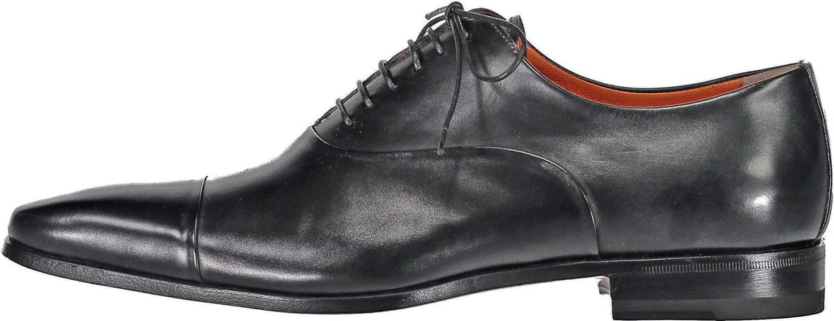 Santoni Sneaker Grijs  - Maat 43.5 - Heren - Never out of stock Collectie - Leer