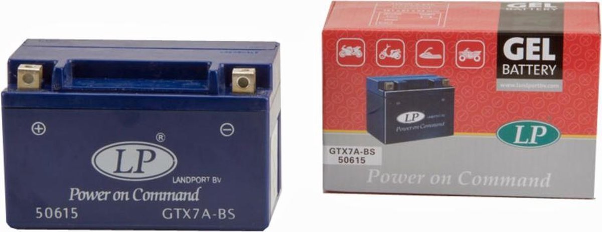 Accu Landport GTX7A-BS GEL (12V/6A)