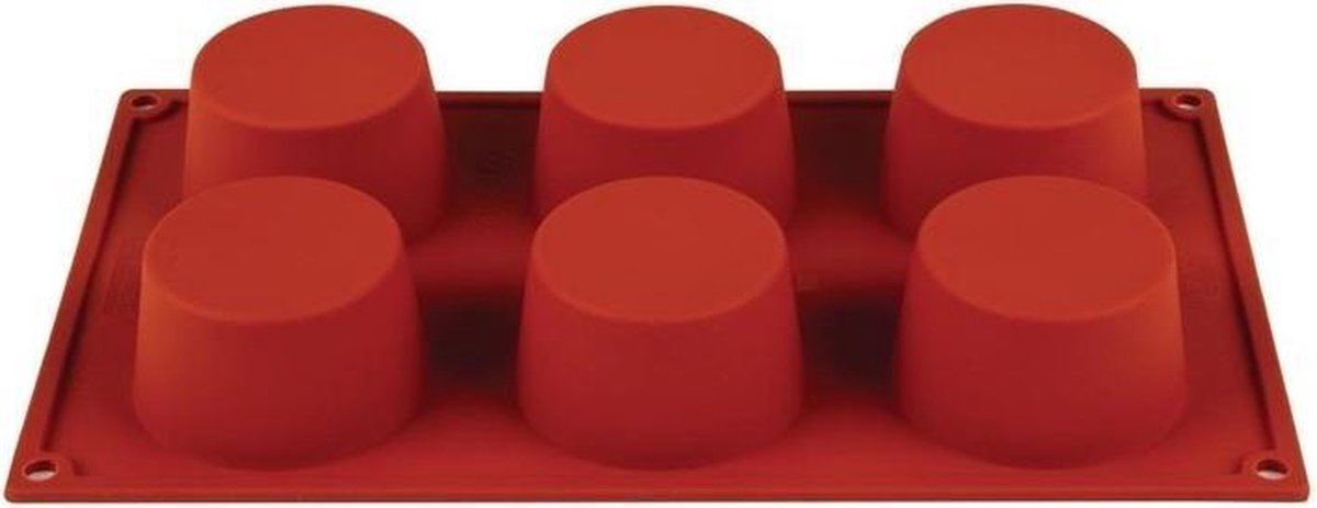 Pavoni Formaflex siliconen bakvorm 6 muffins