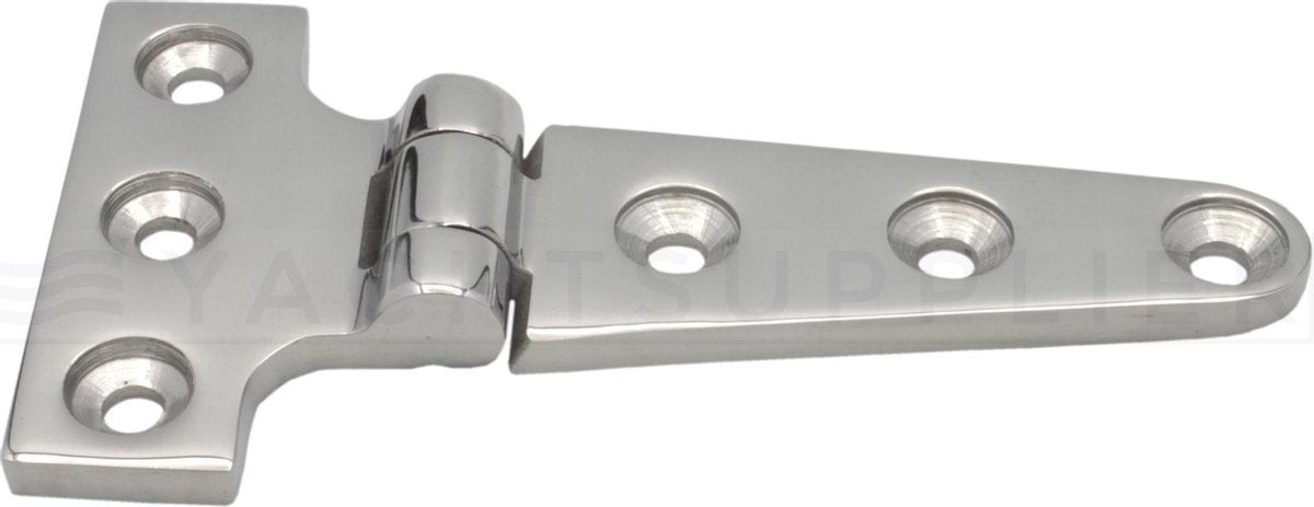 Staartscharnier - 197x98x5 - Rvs 316 - Knoop boven