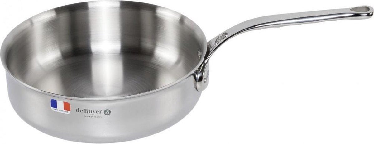 de Buyer affinity sauteuse rvs recht 24 cm