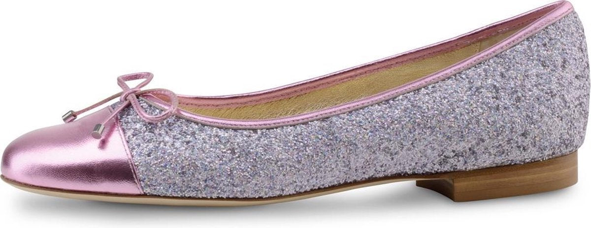 Ballerina Schoenen Dames – Roze Glitter – Instappers – Muiltjes Dames – Werner Kern Sandy – Maat 42