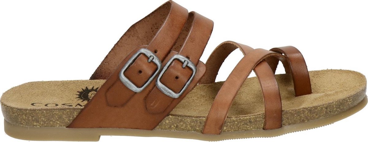 Cosmos dames slipper - Cognac - Maat 36