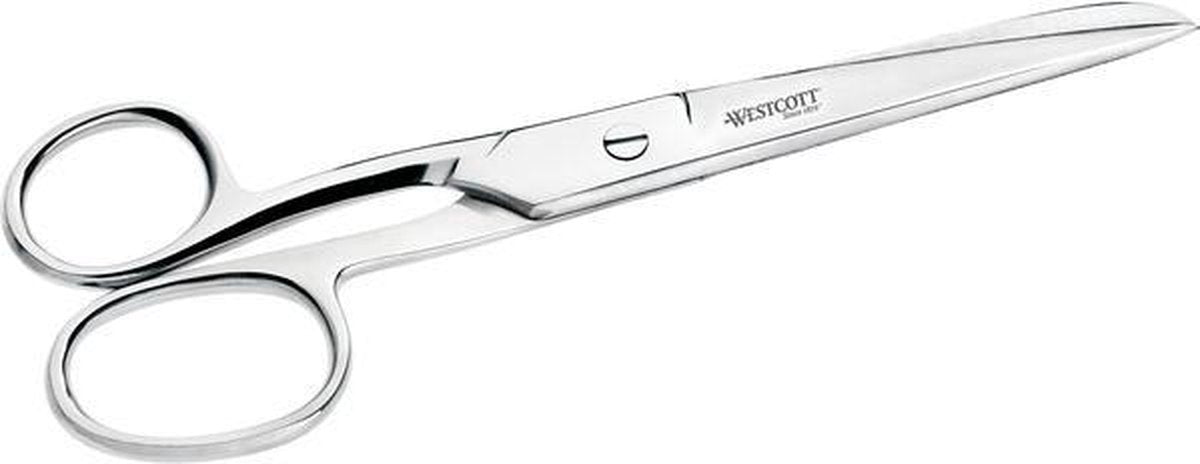 schaar Westcott 15cm RVS glanzend linkshandig