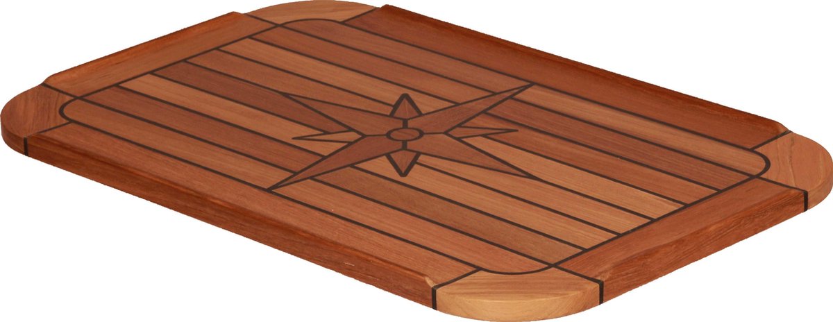 Talamex Tafelblad Soft Square teakhout  B 52 x L 75 cm