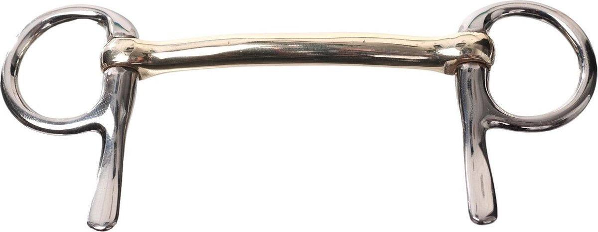 MHS Bit Ongebroken 1/2 Kneveltrens Koper Mondstuk 9 cm