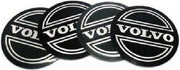 Set van 4 Volvo stickers 57mm - Velgen - Winterbanden - Velg - All season banden - Naafdoppen -Naafkappen -Ontvochtiger - Ruitenkrabber - Vorst - Regen - stickers - logo - embleem
