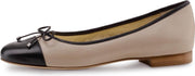 Ballerina's voor Dames – Beige met Zwart – Instappers – Klassieke Dames Schoenen – Werner kern Mia – Maat 40