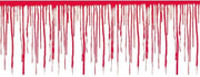 Wanddecoratie druipend bloed 610 x 30 cm Horror/Halloween versieringen