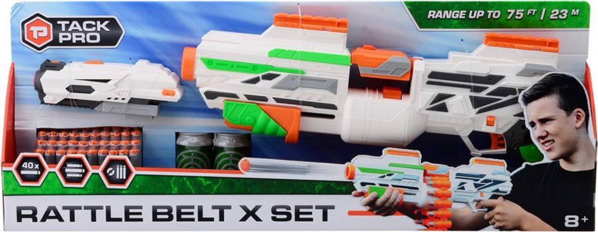 Tack Pro® Rattle Belt X set met 40 darts en accessoires