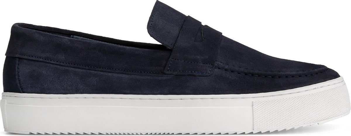 Goosecraft Christian Cupsole Heren Instappers - Blauw - Maat 46
