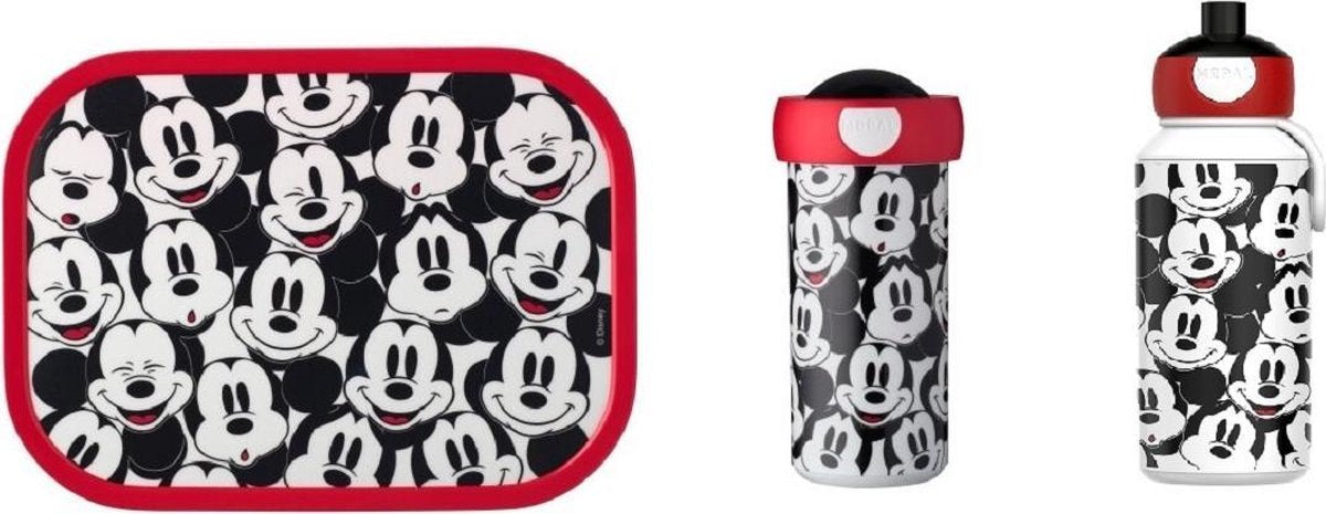 Mickey Mouse Lunchset 3 dlg Gigafan Voordeelset