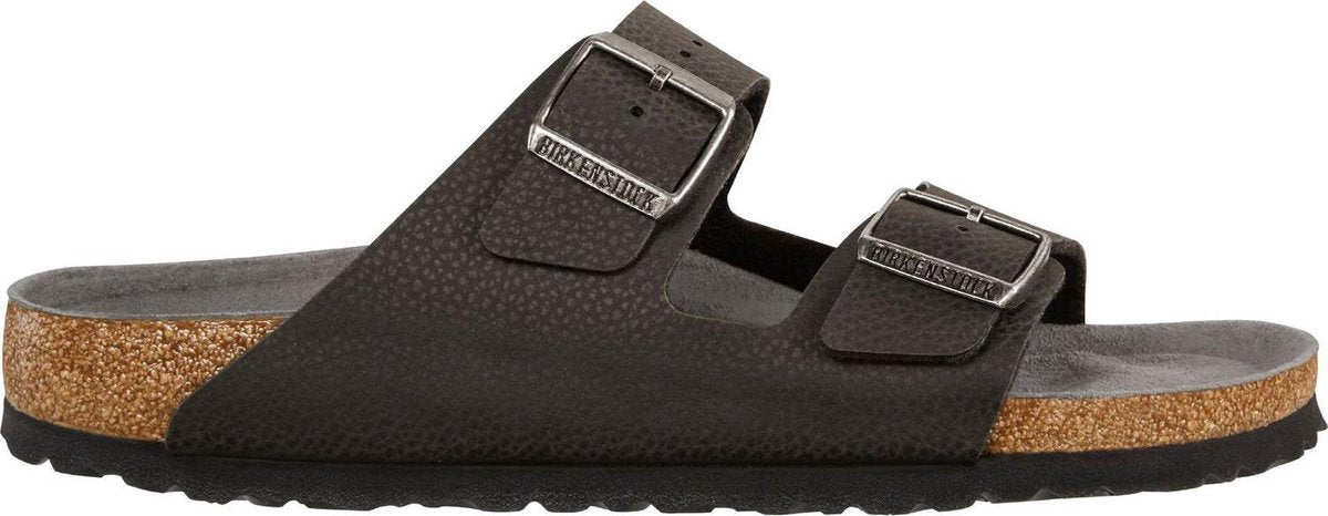 Birkenstock Arizona Desert Soil Espresso regular fit Heren Slippers – maat 44