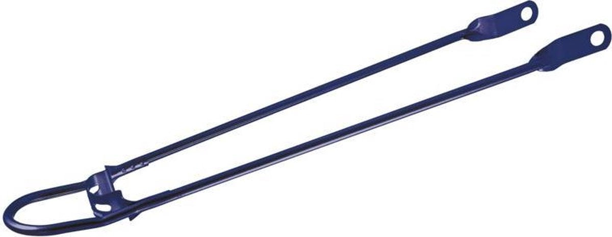 Spatbordstang 28 inch blauw met bumper - BLAUW