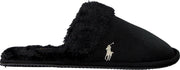 Polo Ralph Lauren Summit Scuff Ii Pantoffels - Sloffen - Dames - Zwart - Maat 39