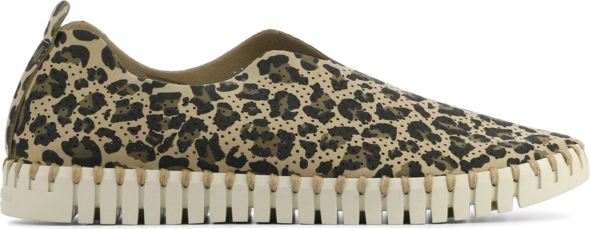 Ilse Jacobsen Vrouwen Textiel Instapschoenen / Damesschoenen / Instapper Tulip 139 leo - Camel - Maat  36