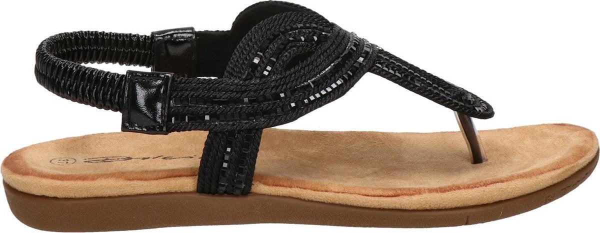 Dolcis dames sandaal - Zwart - Maat 39