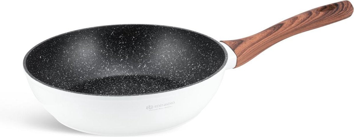 Edënbërg White Line - Hapjespan Keramisch - 24 cm - 3-laags antiaanbaklaag!