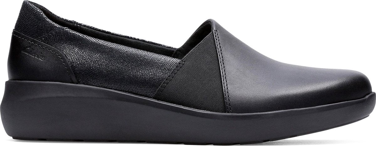 Clarks - Dames schoenen - Kayleigh Step - D - black combi - maat 39.5
