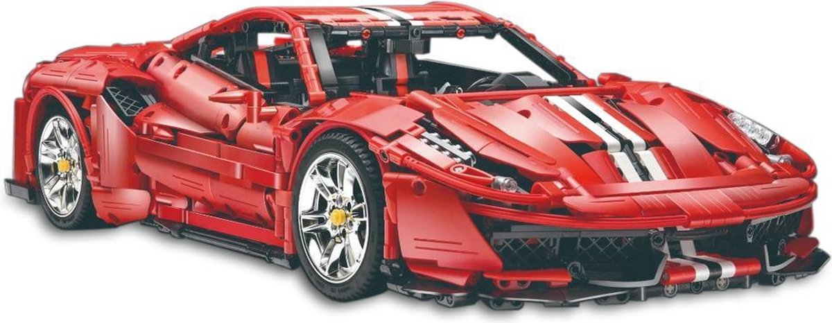 CaDa - Ferrari Pista Italiaanse Supercar - Super mooie verpakking - 3236 bouwstenen Aanbieding !!