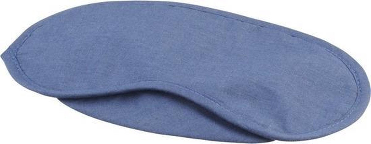 Blauw verduisterend oogmasker met 2 banden - Slaapmaskers/Reismaskers - Handig voor op reis/vakantie