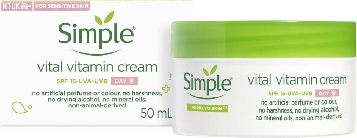 Simple Kind to Skin Vital Vitamin Dagcrème hydrateert