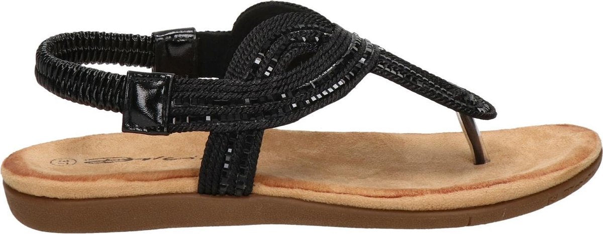 Dolcis dames sandaal - Zwart - Maat 38