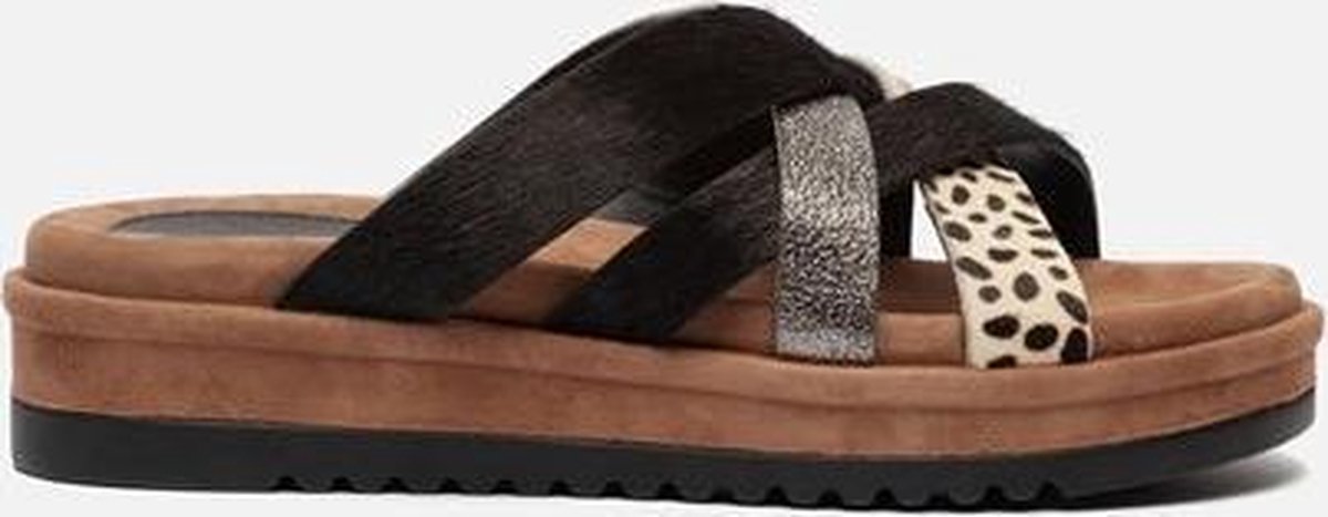 Lazamani Slippers zwart - Maat 40